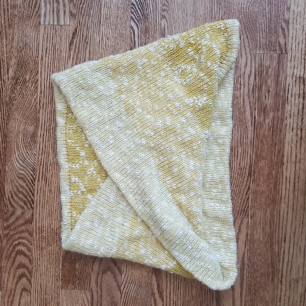 (OS) Mossimo Supply Co. Pastel Knitted Circle Scarf Cotton Blend Cozy